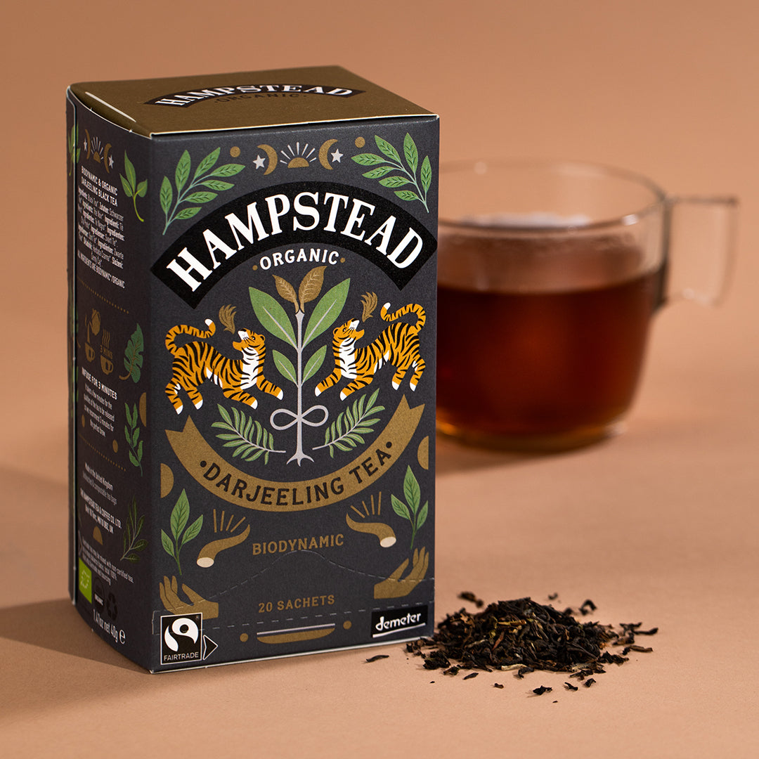Hampstead Tea Organic and Fairtrade Darjeeling Tea Bags