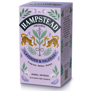Hampstead Tea Organic Lavender & Valerian Tea Bags - Hampstead Tea - Biodynamic and Organic Teas