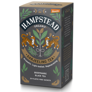 Hampstead Tea Organic and Fairtrade Darjeeling Tea Bags - Hampstead Tea - Biodynamic and Organic Teas